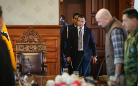 El presidente Daniel Noboa fue reelecto en 2025.