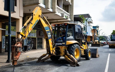 En calles del sur de Guayaquil también se realizan labores
