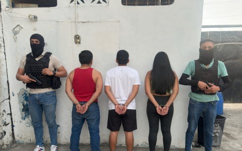 Los aprehendidos tenían como víctimas a los taxistas de diversas cooperativas a quienes les exigían grandes sumas de dinero