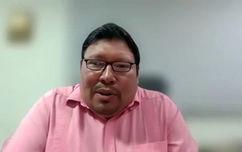 Carlos Cadena Asencio, liquidador de la empresa Veranera S.A., en una entrevista con el medio oficialista Altavoz.