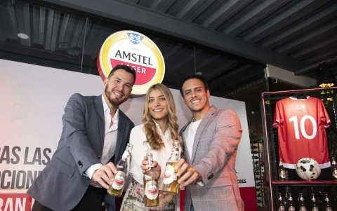 Omar Sierra, Sarah Alarcón y Germán Gallardo.