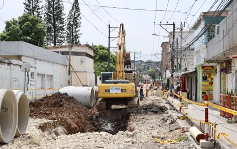 En esta zona de la FACSO se realizan trabajos