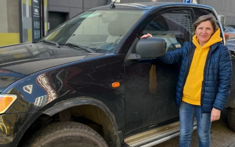 Zoya Nahorna es una de las principales voluntarias de Lemberg Volunteers.