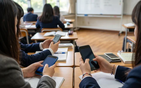 El uso excesivo de teléfonos celulares puede afectar el aprendizaje y la salud física y mental de niños y adolescentes.