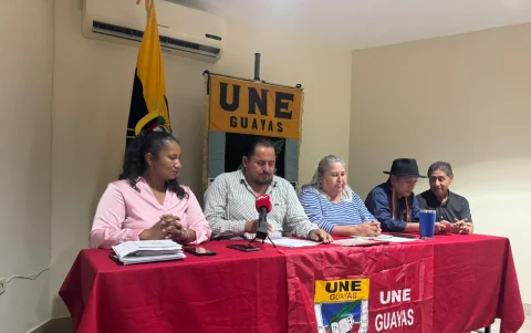 Postura. Los educadores solicitan intervención del Gobierno Nacional.