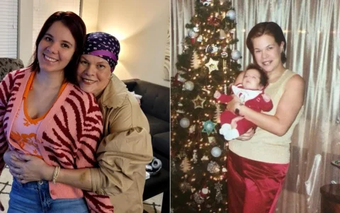 Para Fabianna uno de sus principales apoyo fue su madre.