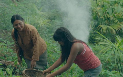 Nunkui es un relato inspirado en el mito shuar del espíritu femenino de la tierra y la fertilidad.
