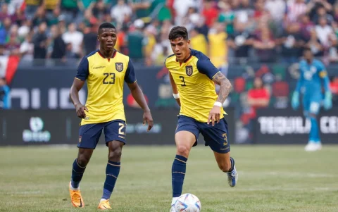 Piero Hincapié y Moisés Caicedo jugadores de Ecuador para el Mundial 2026.
