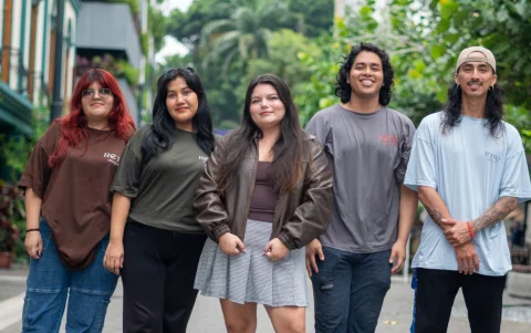 Sheyla y su equipo de Retrofood