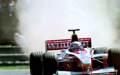 El italiano con la escudería Williams Mecachrome.