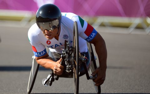 Zanardi fue medalla de oro en los Juegos Paralímpicos 2012 en una bicileta de mano
