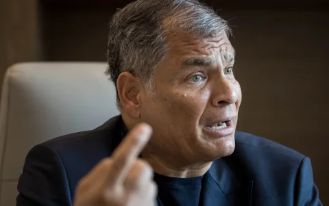 Rafael Correa es expresidente y líder de la Revolución Ciudadana.