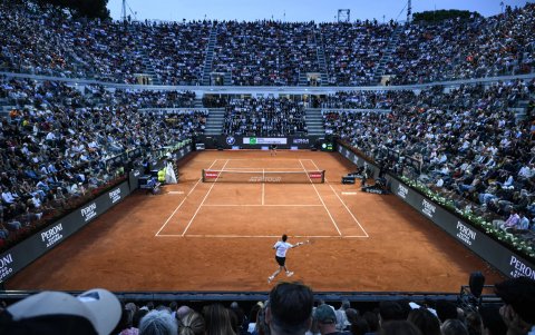 La popularidad que ha ganado el tenis en Italia puede dar fe en el Foro Itálico, sede actual del Masters 1000 de Roma.