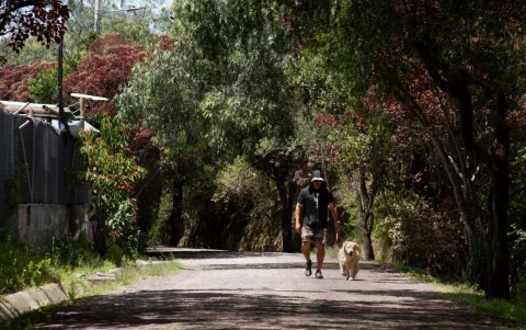 El Chaquiñán es uno de los pocos espacios naturales en el valle de Tumbaco. Cada mes, más de 30.000 personas lo visitan.