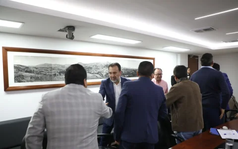 La primera reunión entre el alcalde Muñoz y los transportistas se realizó el 13 de mayo.