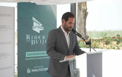Mateo Vera duarante su presentación.