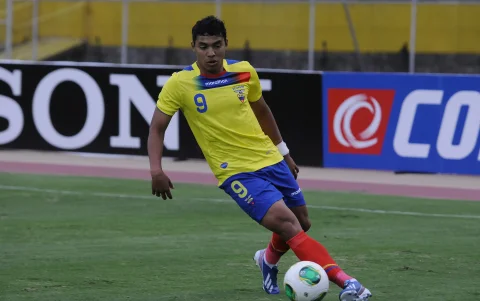 Jefferson Montero hizo el gol clasificatorio al Mundial 2014.