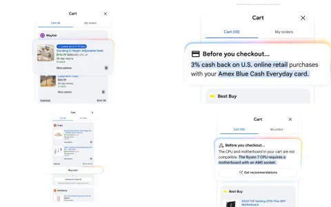 Modelo de uso de Google Universal Cart