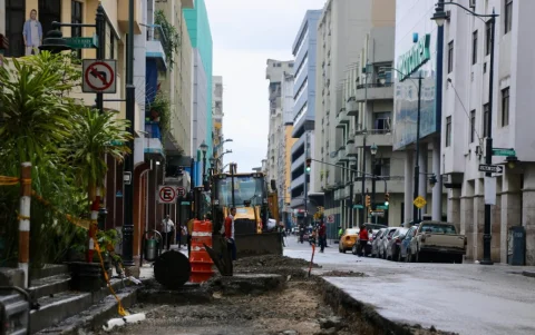El centro de Guayaquil ha sufrido varios cierres durante los últimos meses.