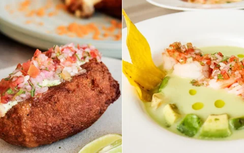 El ceviche y los corviches son los platos estrella de Casa Vichi.