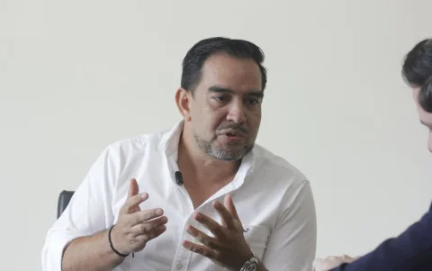 El concejal Tomás Paris Moreno atendió anteriormente a EXPRESO en las oficinas del Municipio de Daule.