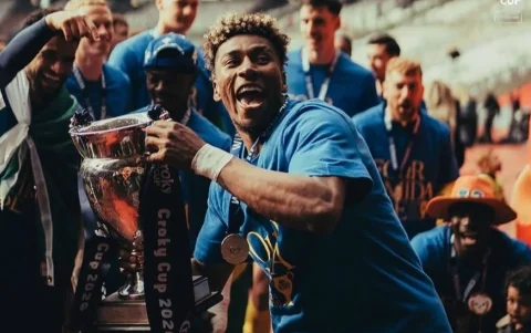 Kevin Rodríguez campeón de la Copa de Bélgica con Union Saint-Gilloise.