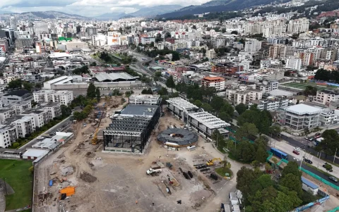 AVANCE. Quitopía alcanza actualmente un 70 % de ejecución en su construcción integral urbana.