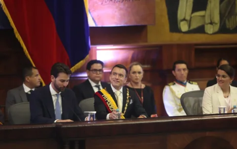 Daniel Noboa en el Informe a la Nación.