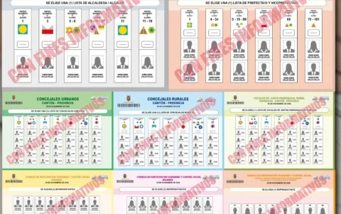 Los votantes recibirán ocho papeletas, cada una destinada a una dignidad específica.