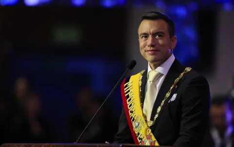 El presidente Daniel Noboa aseguró que, en su periodo, se concretará la extensión del Metro de Quito