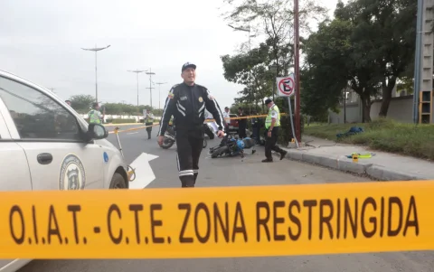 El sitio fue restringido por las autoridades para realizar las pericias