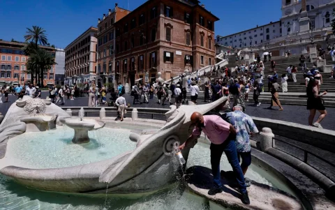Las altas temperaturas persisten en gran parte de Europa, con avisos por calor y tormentas.