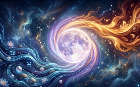 La Luna en tu carta astral puede explicar cómo amas y reaccionas
