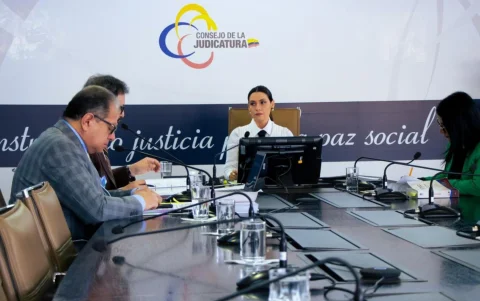 Mercedes Caicedo preside el Consejo de la Judicatura.