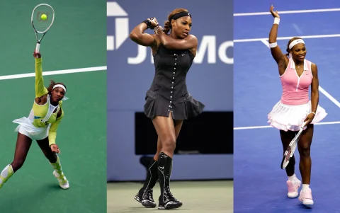 Algunos de los looks de Williams, hechos por Nike