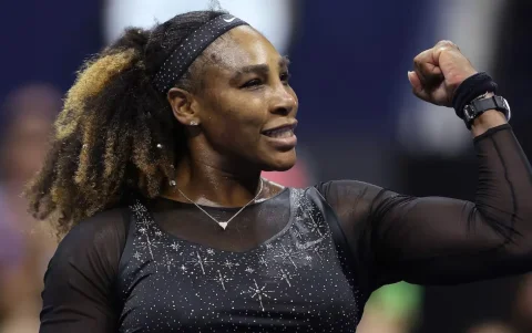 Serena Williams durante la segunda ronda del US Open de 2022