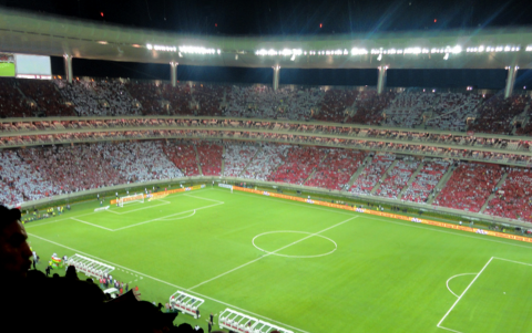 El estadio Chivas, sede del Corea del Sur vs. Chequia.