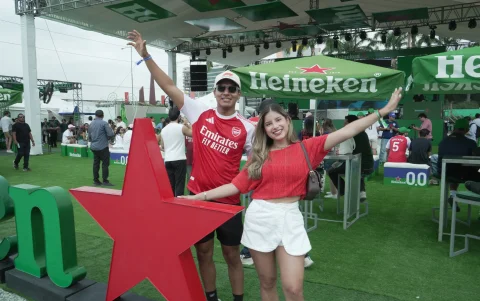 Diego Miranda y Adriana Alcócer.