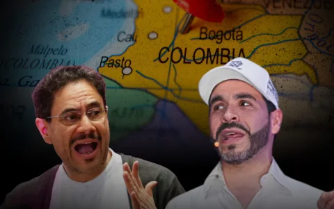 Referencial.De la Espriella y Cepeda en debate sobre Colombia, con Ecuador como escenario de atención.