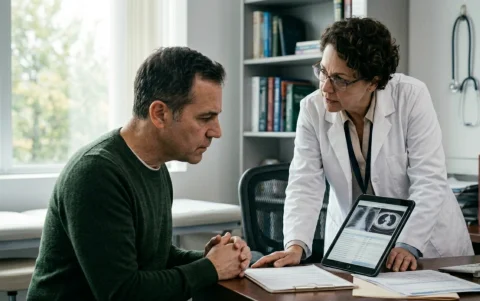 Referencial. El acompañamiento psicológico desde el momento del diagnóstico puede prevenir cuadros de ansiedad y depresión en pacientes y cuidadores.