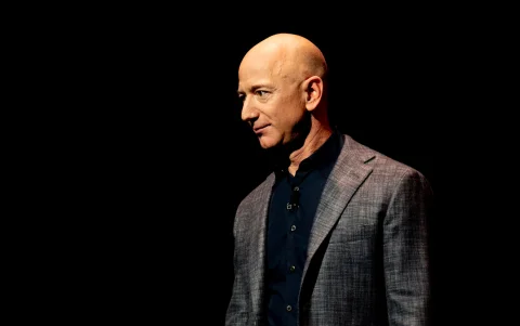 Jeff Bezos, fundador de Amazon, en un evento público.