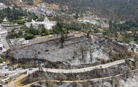 En 2024, el sector de Guápulo resultó afectado por incendios forestales, en su mayoría provocados por acciones humanas en zonas de Quito.