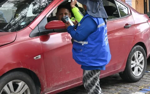 Espacio. La nueva zona azul en el centro de Tumbaco dispone de 590 plazas para vehículos livianos y 29 espacios destinados a motocicletas.