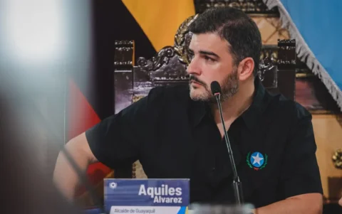 Aquiles Álvarez ganó la Alcaldía de Guayaquil en 2023..