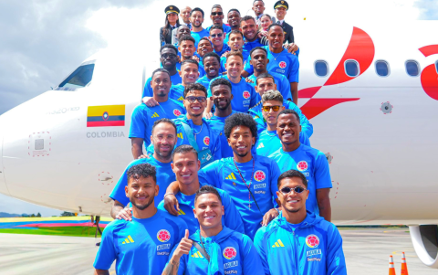 Imagen compartida por la Selección de Colombia antes de partir al Mundial 2026.