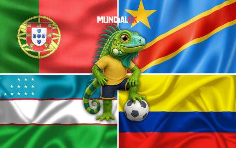 Portugal, RD Congo, Uzbekistán y Colombia integran el Grupo K del Mundial 2026. Siga la cobertura en MundialEX.