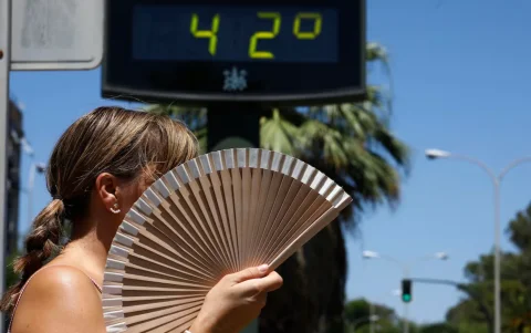 La temperatura en España 37°