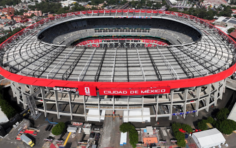 El histórico estadio Azteca, en Ciudad de México, albergará la inauguración del Mundial 2026.
