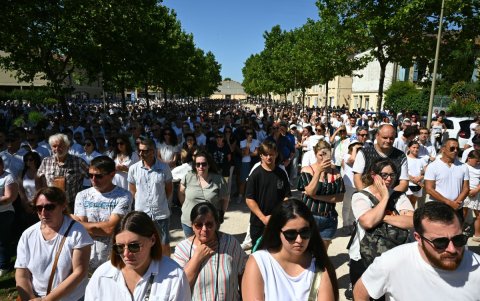 Multitudinaria convocatoria en Francia.