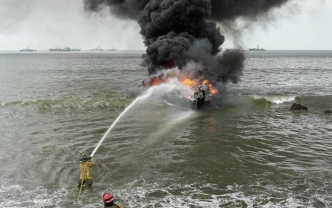 Los bomberos atendieron focos en la mañana del 7 de junio.